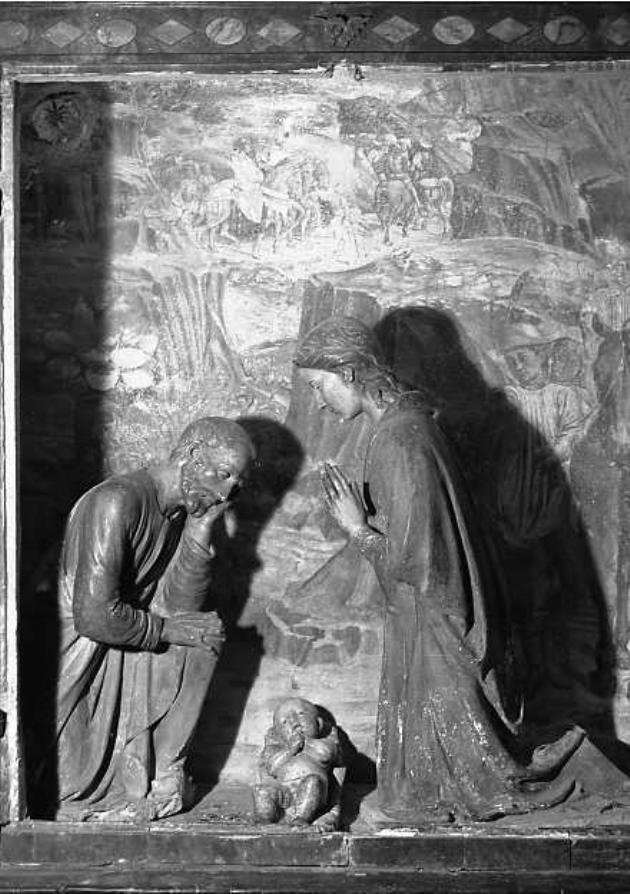 nativit&agrave; di Ges&ugrave; (scultura, insieme) di Della Robbia Andrea (secon